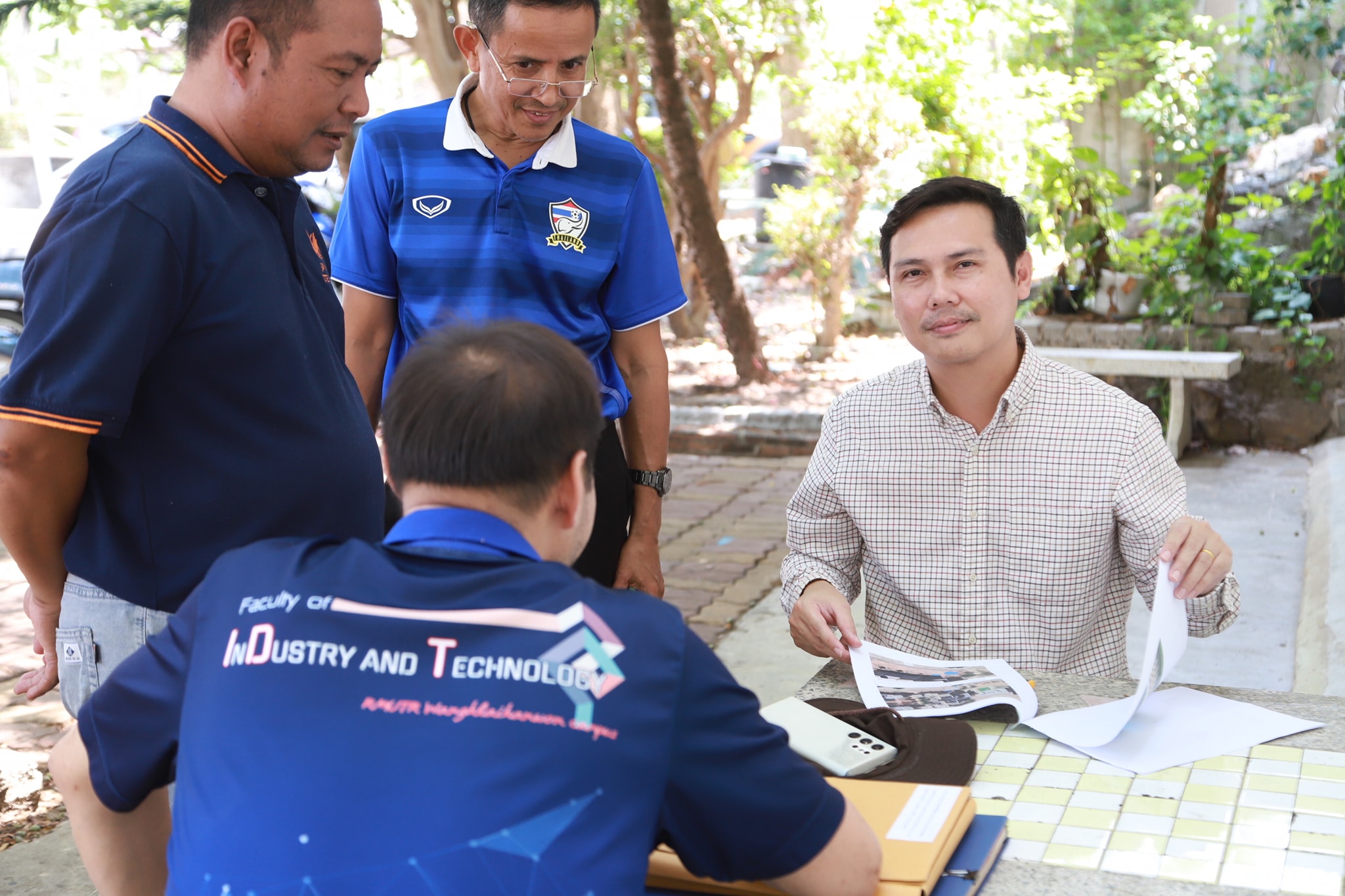 ลงพื้นที่จุดติดตั้งครุภัณฑ์คณะอุตสาหกรรมและเทคโนโลยี
