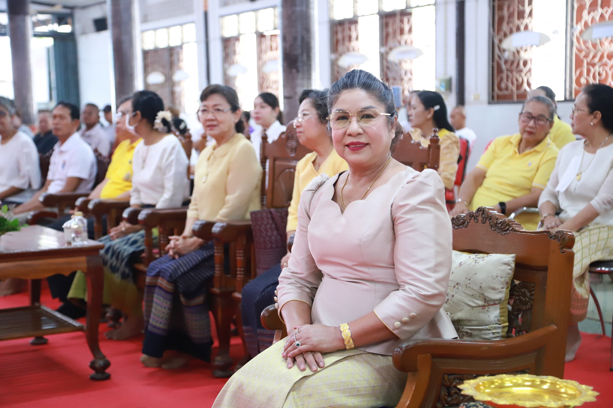 พิธีตัดและโกนผมนาค โครงการอุปสมบทหมู่เฉลิมพระเกียรติฯ