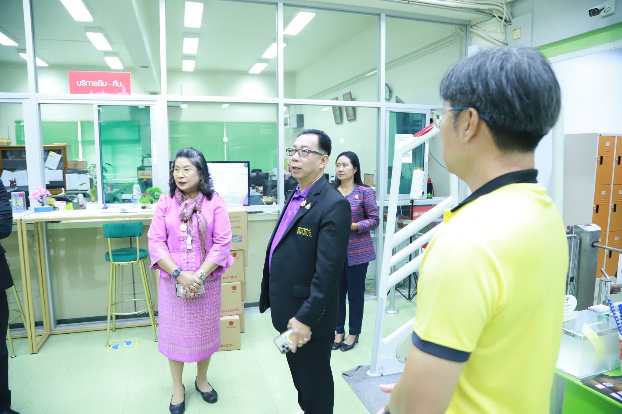 อธิการบดีลงพื้นที่เตรียมความพร้อมอาคารอเนกประสงค์