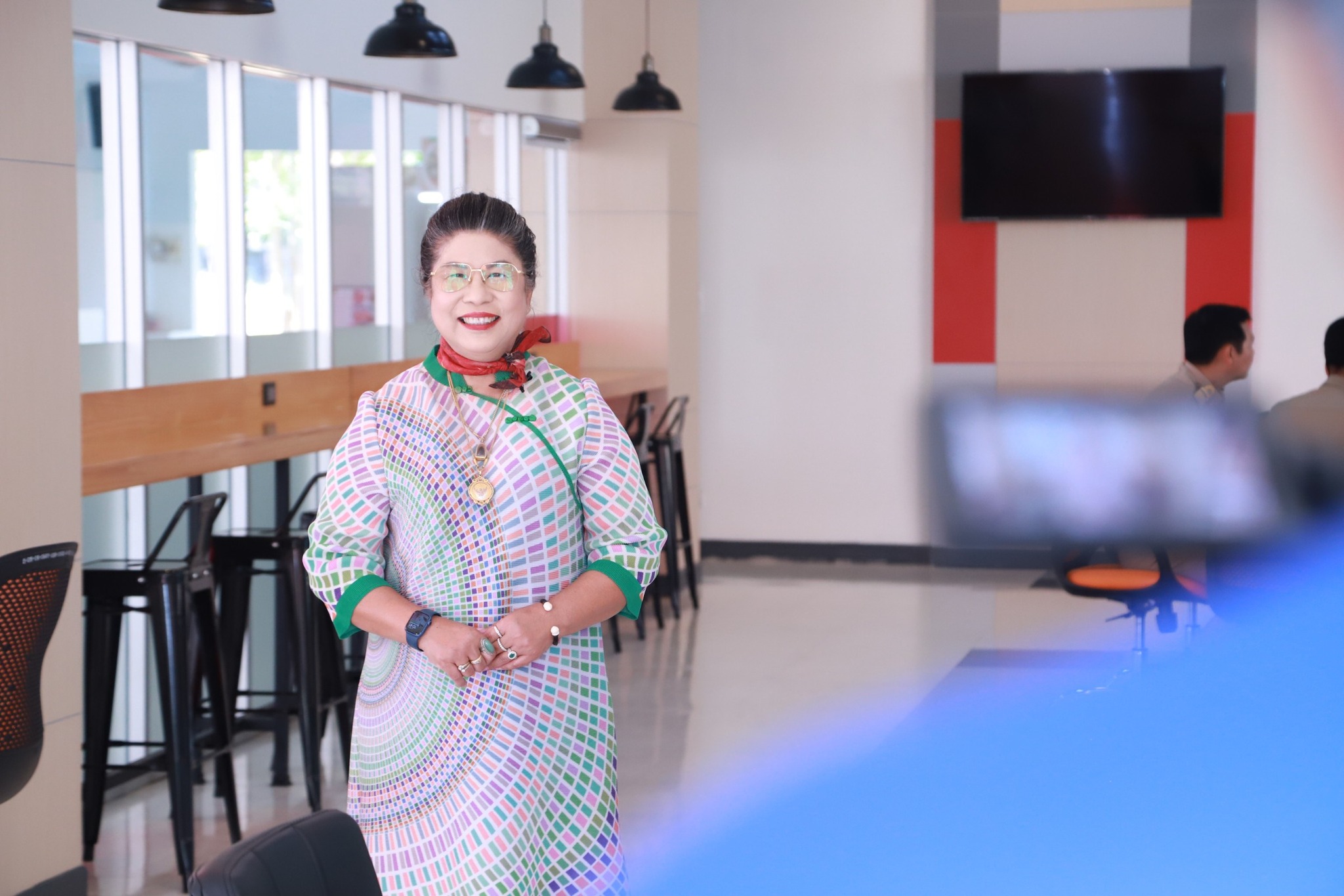 รองอธิการบดีร่วมบันทึกเทปอวยพรปีใหม่ 2568