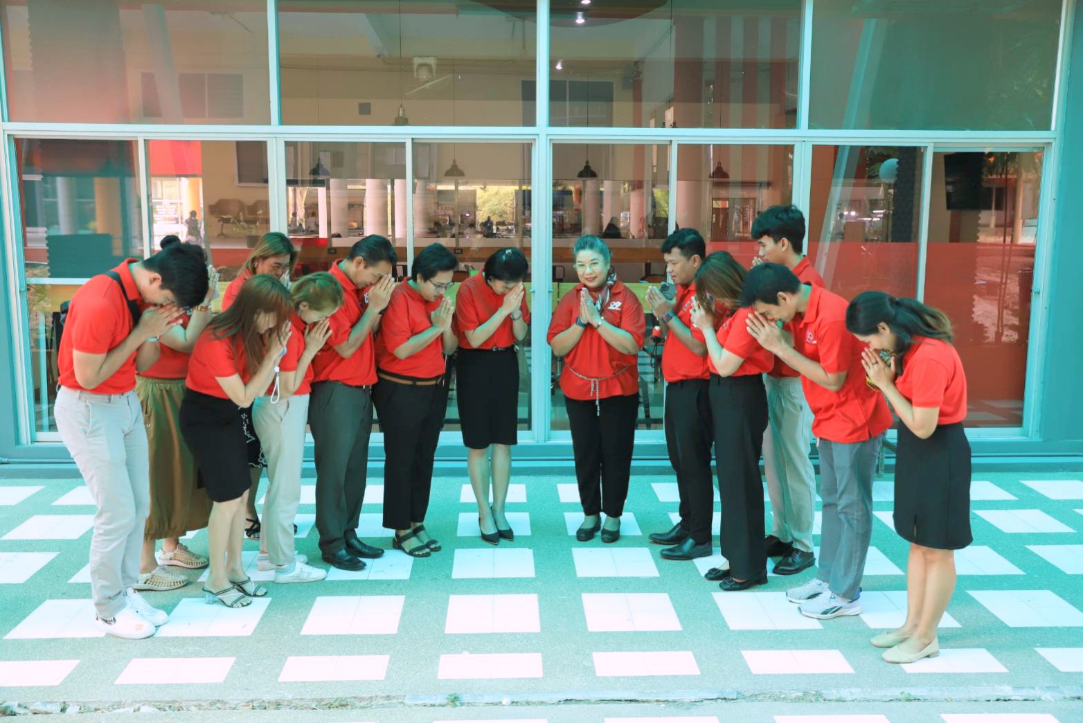 คณะอุตสาหกรรมและเทคโนโลยี สวัสดีปีใหม่รองอธิการบดี