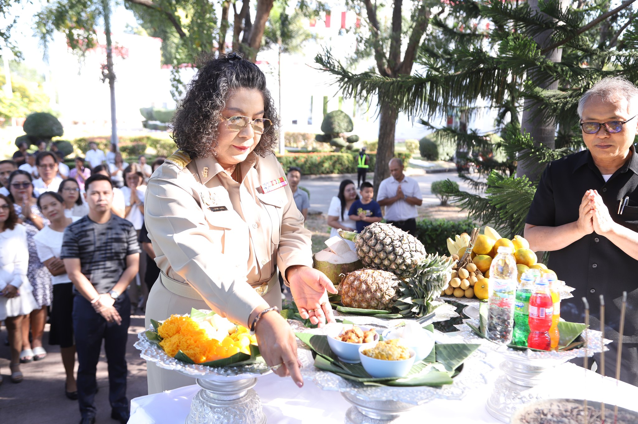 พิธีทำบุญตักบาตรเนื่องในโอกาสขึ้นปีใหม่ พุทธศักราช 2569