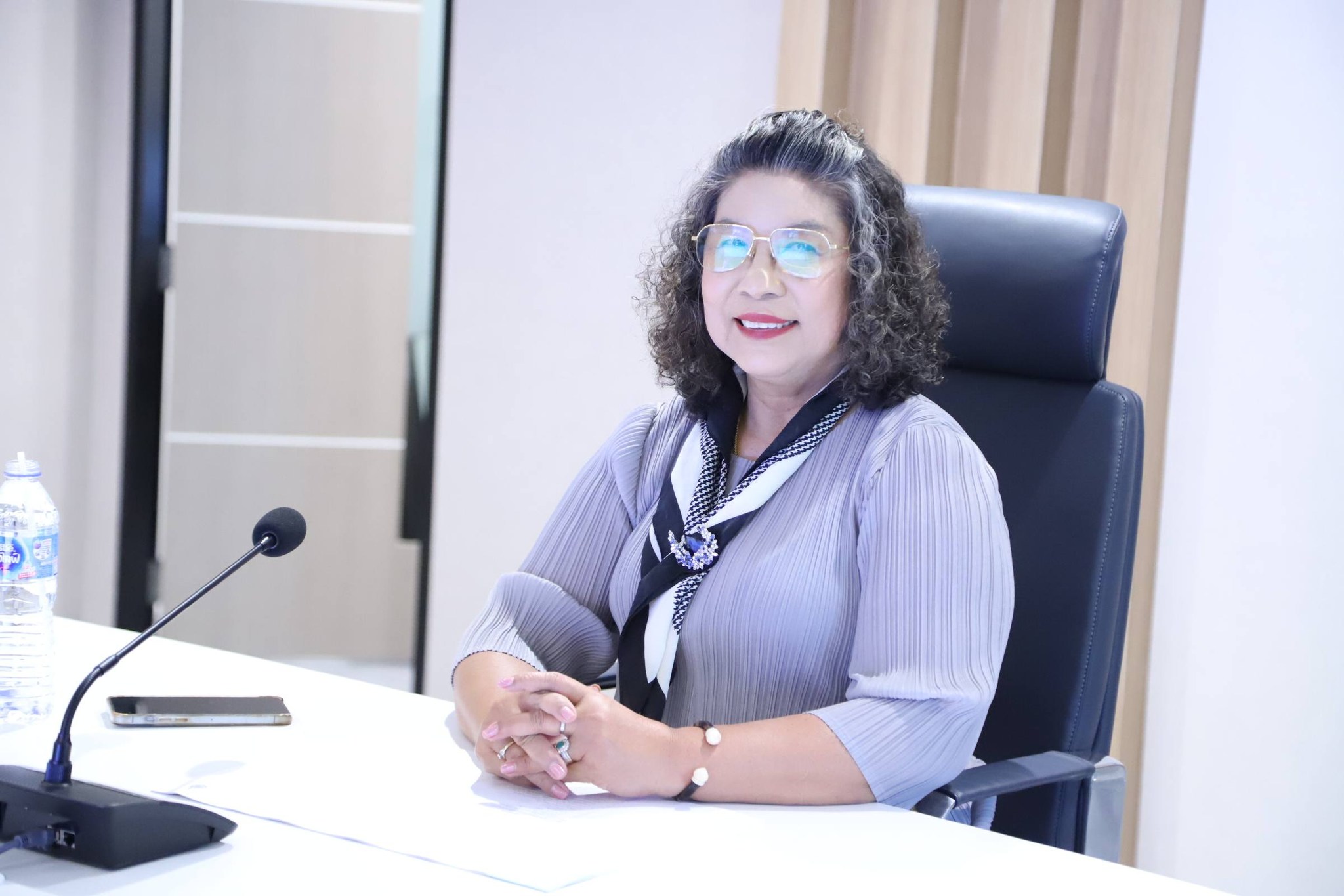 ประชุมคณะกรรมการและผู้เกี่ยวข้องโครงการจ้างเหมาให้บริการเช่าระบบเสียง