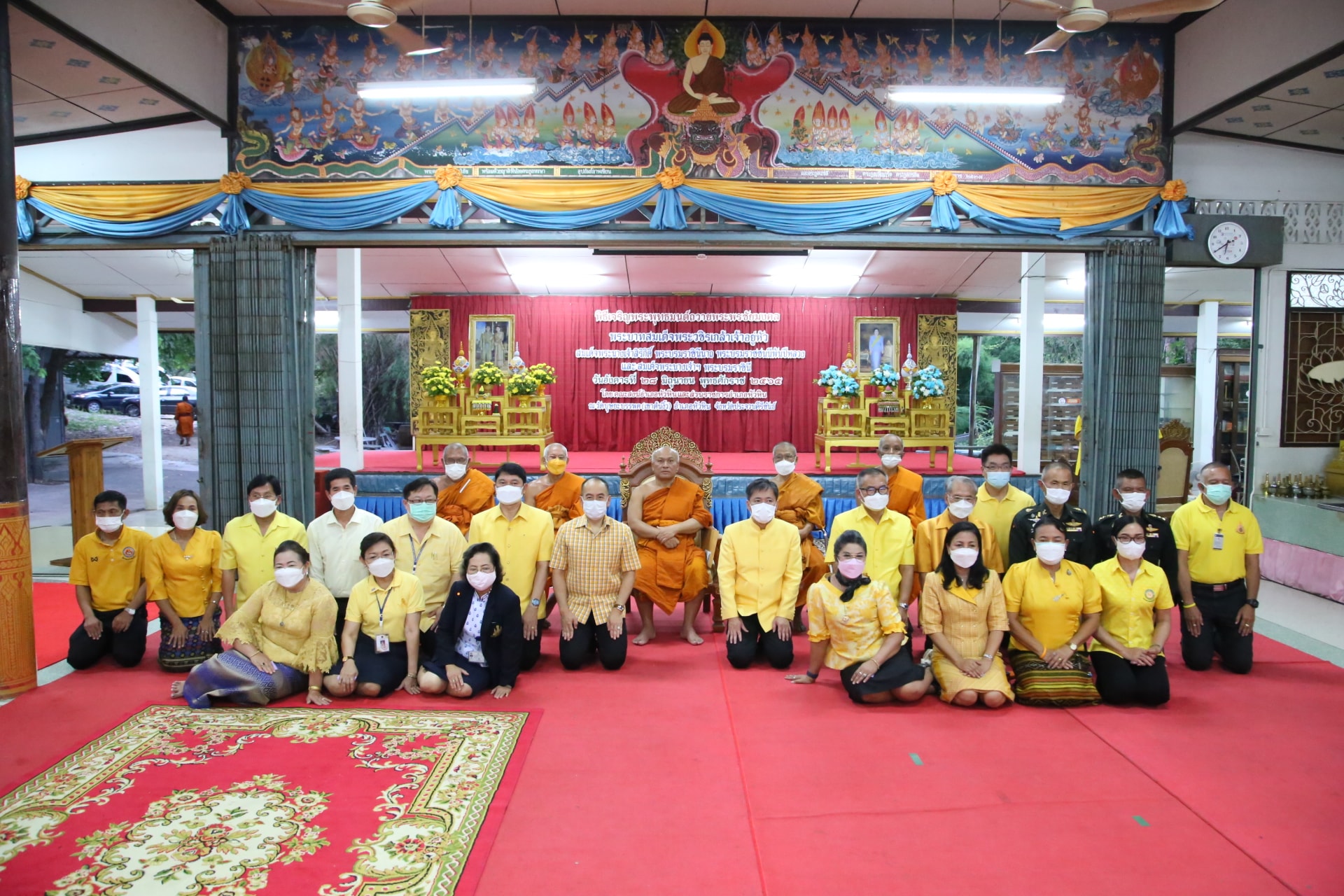 พิธีเจริญพระพุทธมนต์ถวายพระพรชัยมงคล (28-6-65)