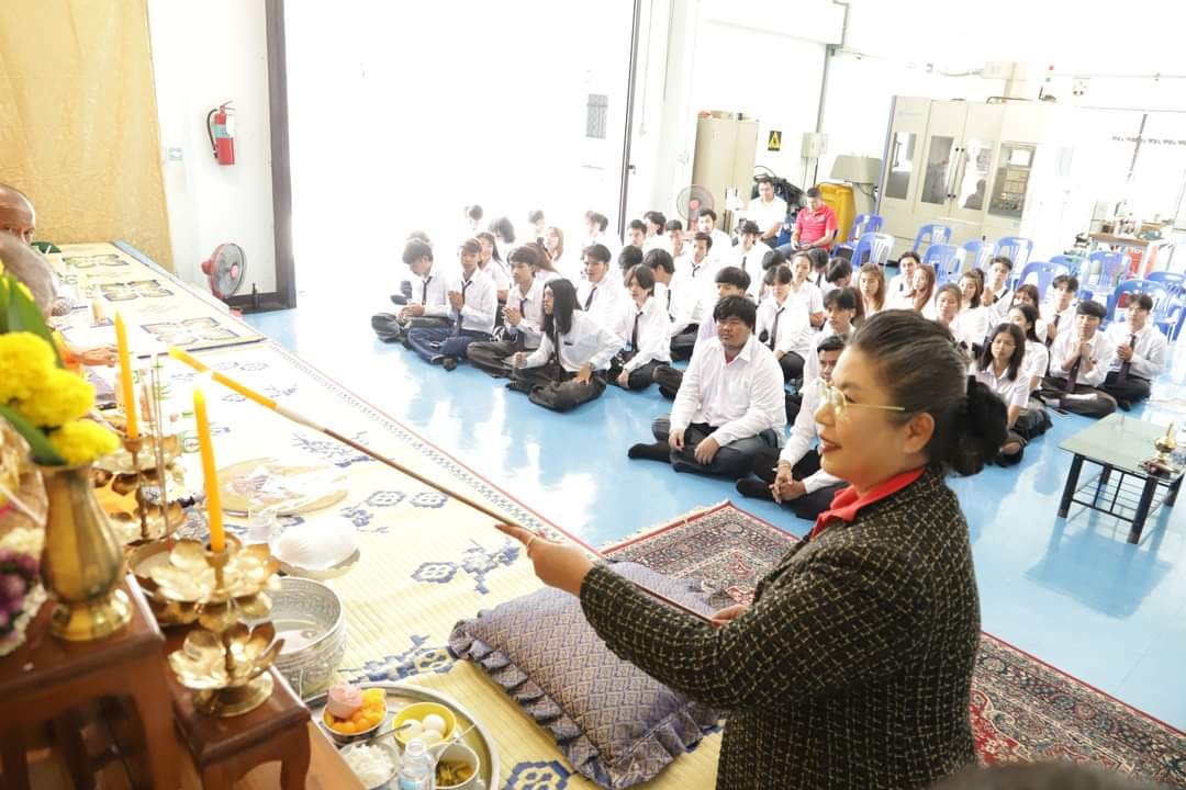 ทำบุญประจำปีสาขาวิชาวิศวกรรมอุตสาหการและการผลิต